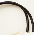 TOM FORD - Leather Cardholder with Lanyard - White