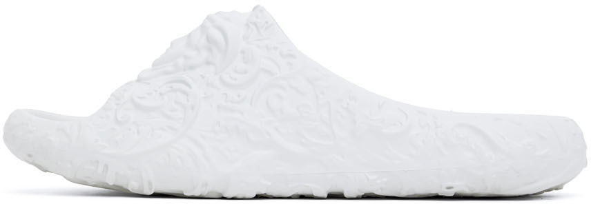 adidas gazelle silver green womens Versace Silver Odissea Sneakers – ICETIME LUXE
