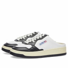 Autry Women's Mule Low in White/Black