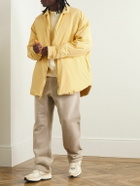 FEAR OF GOD ESSENTIALS - Logo-Appliquéd Padded Shell Shirt Jacket - Yellow