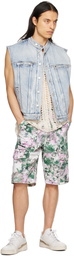 Isabel Marant Blue Jamos Denim Vest