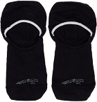 Ermenegildo Zegna Three-Pack Navy Botanic Sockless Socks