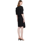LEMAIRE Black Soft Collar Tube Minidress