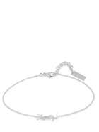 SAINT LAURENT - Ysl Logo Fine Chain Bracelet