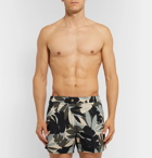 TOM FORD - Slim-Fit Mid-Length Printed Swim Shorts - Multi