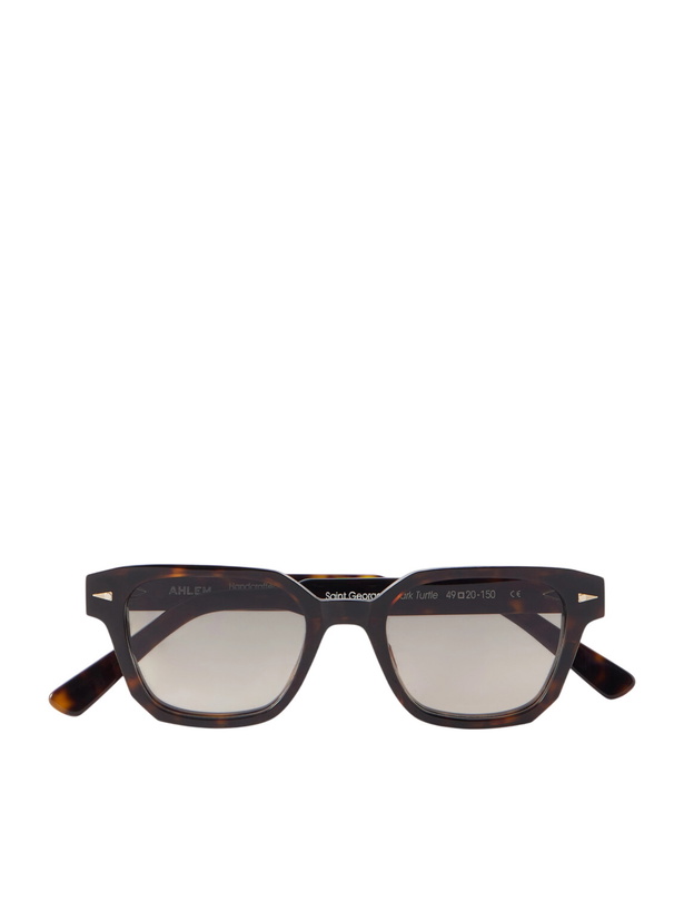 Photo: AHLEM - Saint Georges D-Frame Tortoiseshell Acetate Sunglasses