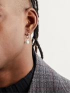 Hatton Labs - Sterling Silver Pearl Hoop Earrings