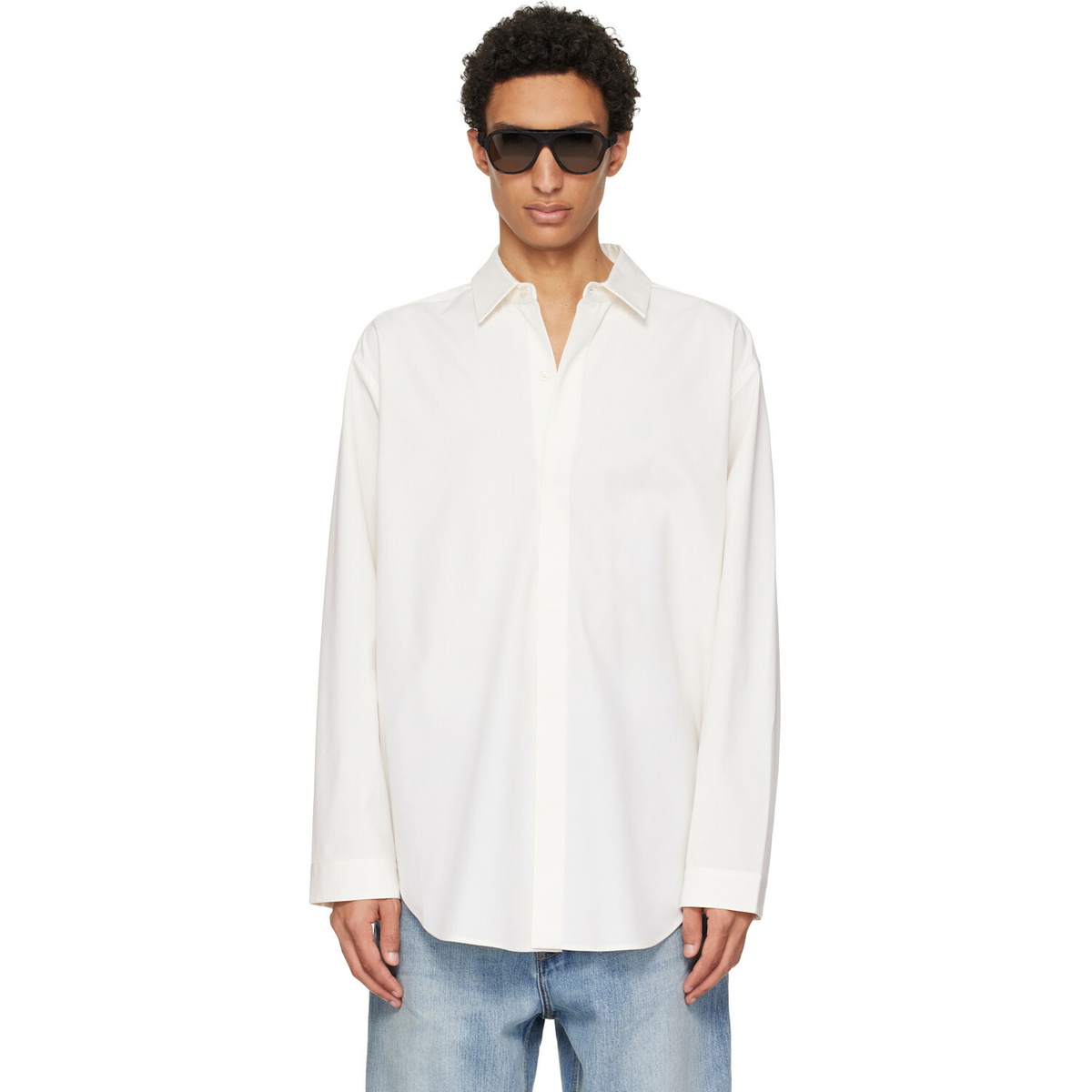 Fear of God White Cotton Wool Oxford Classic Shirt