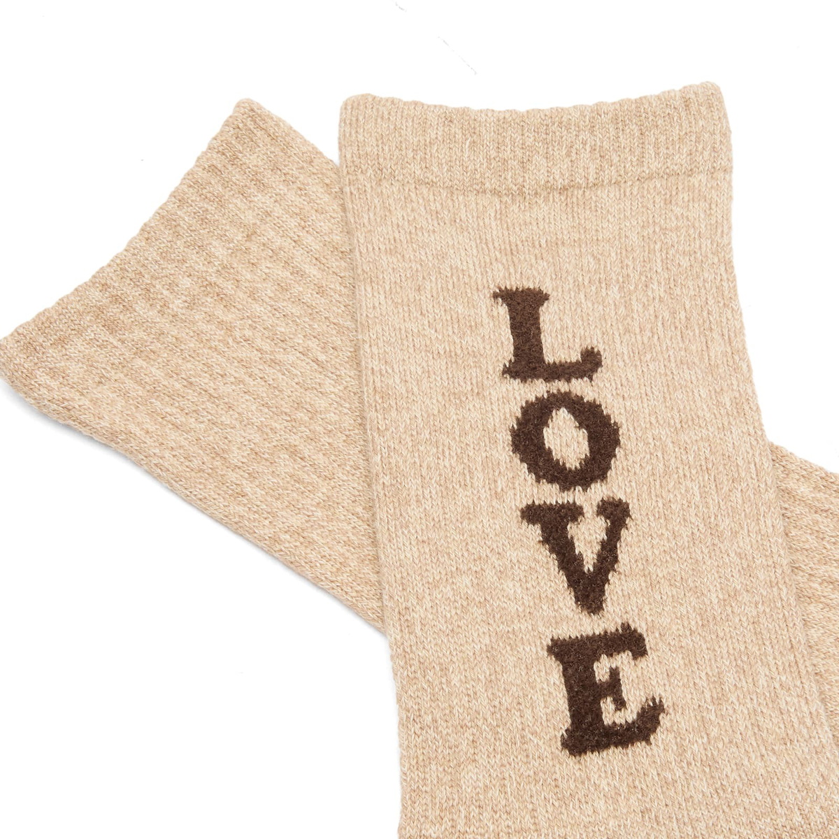 Rostersox Love Socks in Beige