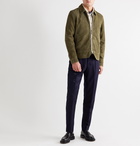 Officine Générale - Rod Slim-Fit Suede Blouson Jacket - Green