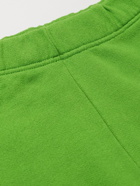 Norse Projects - Vanya Straight-Leg Logo-Appliquéd Organic Cotton-Jersey Shorts - Green