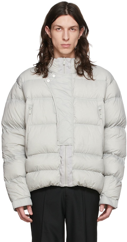 Photo: C2H4 Grey Polyester Down Jacket