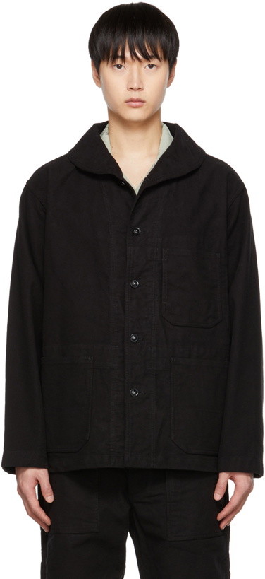 Photo: Engineered Garments Black Utility Jacket