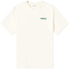 Adanola Women's Resort Sports Short Sleeve Oversized T-Shirt in Cream/Forest Green