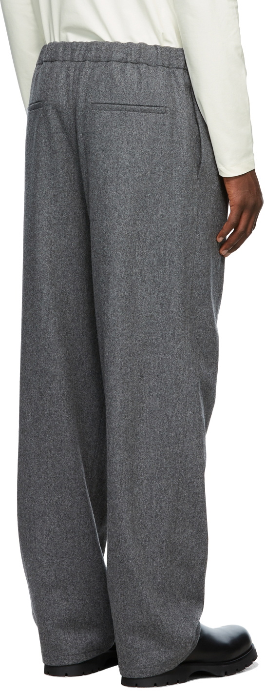 Jil Sander drawstring cropped trousers - Grey