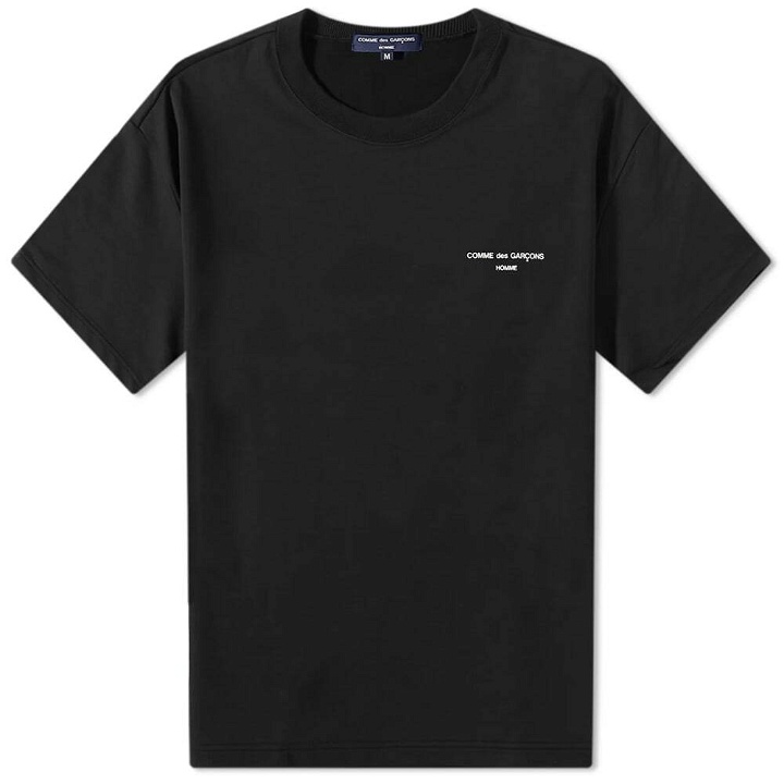 Photo: Comme des Garçons Homme Men's Logo T-Shirt in Black