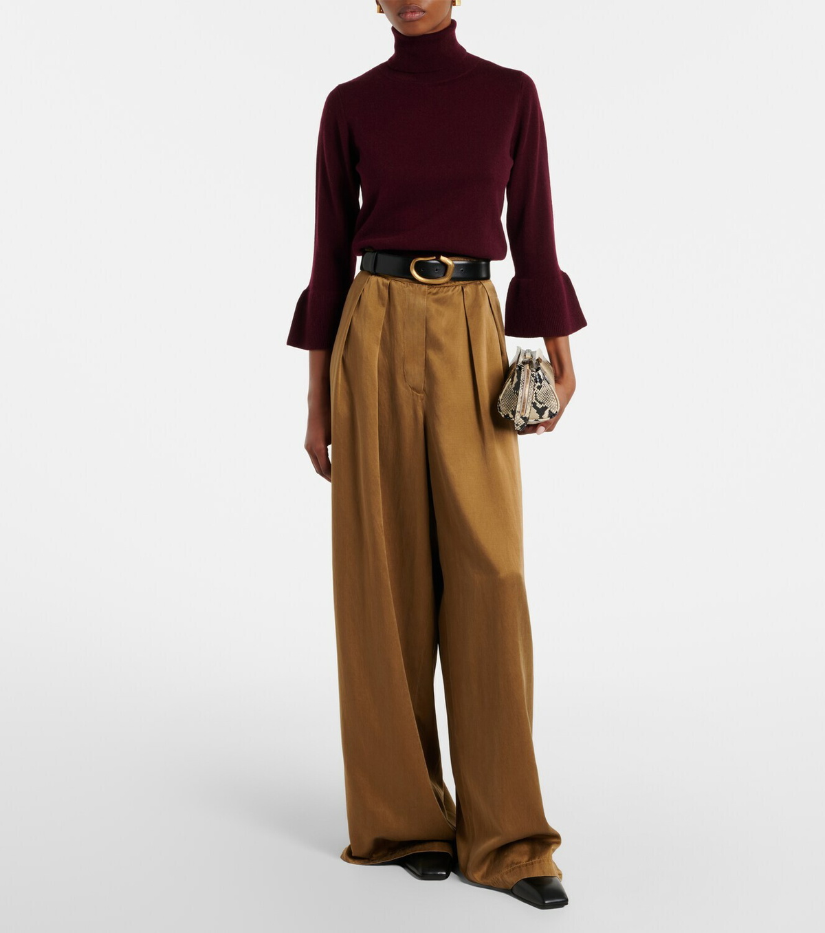 Jardin des Orangers Turtleneck wool and cashmere sweater