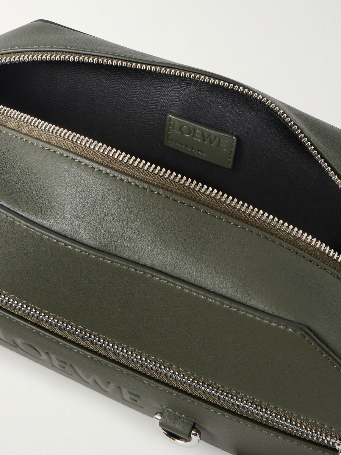 LOEWE - Logo-Debossed Leather Belt Bag