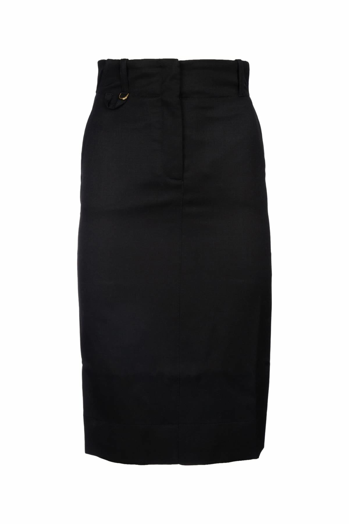 Jacquemus Beige Le Chouchou 'La Jupe Caraco' Midi Skirt