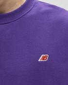 New Balance Made In Usa Crew Sweatshirt Purple - Mens - Sweatshirts