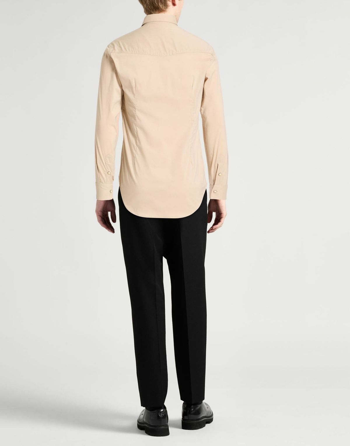 Eleventy Mens Shirt in Sand
