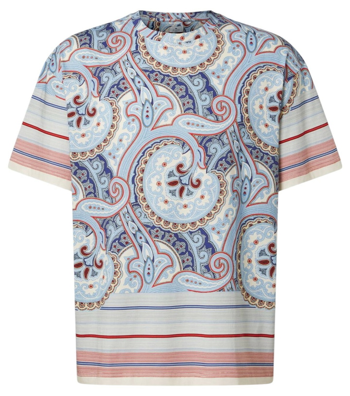 Photo: Etro Paisley cotton jersey T-shirt