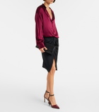 Tom Ford Double T leather shoulder bag