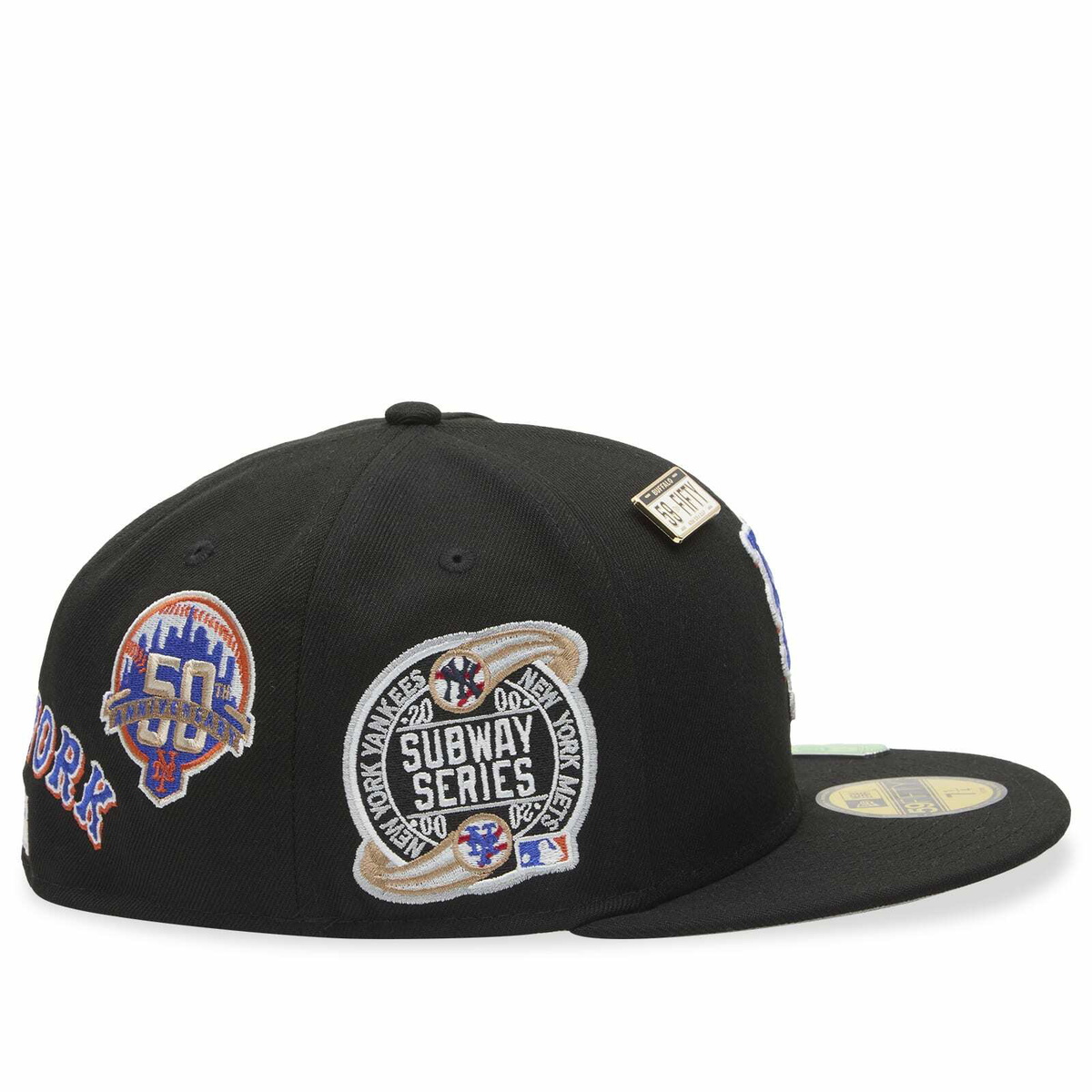 New Era Image New York Mets Subway Series 59Fifty Cap in Black
