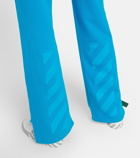 Off-White - Logo wide-leg cotton sweatpants