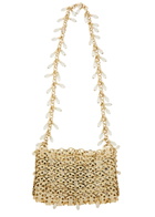 Rabanne Iconic Nano 1969 Crystal-embellished Disc Shoulder bag - Gold - One Size