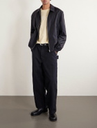 A.P.C. - Standard Grand VPC Logo-Flocked Organic Cotton-Jersey T-Shirt - Yellow