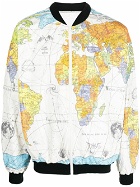 SAINT MXXXXXX - World Map Print Jacket