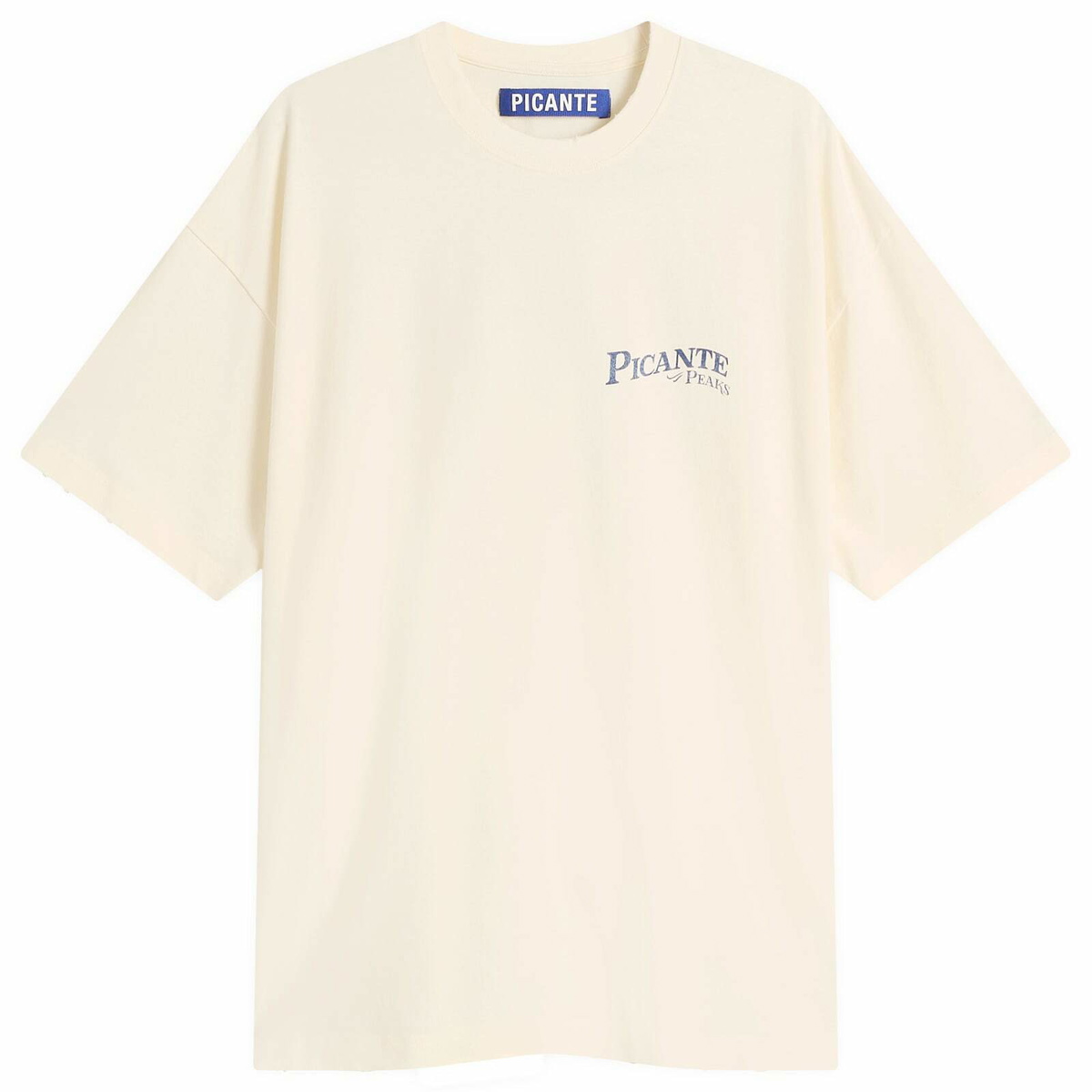 Picante Men's Peaks Patch T-Shirt in Ivory
