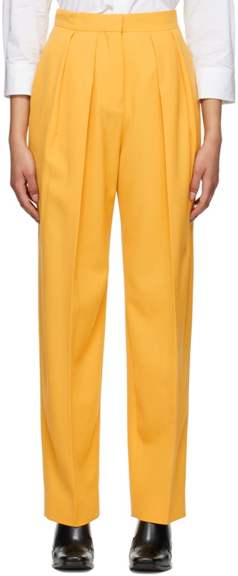 Photo: Stella McCartney Yellow Pleated Trousers
