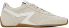 rag & bone Beige Suede Ultra Slim Retro Runner Sneakers