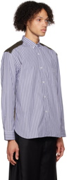 Junya Watanabe Blue Striped Shirt