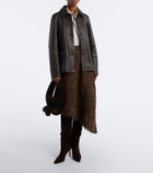 Jimmy Choo Winter shearling top-handle bag