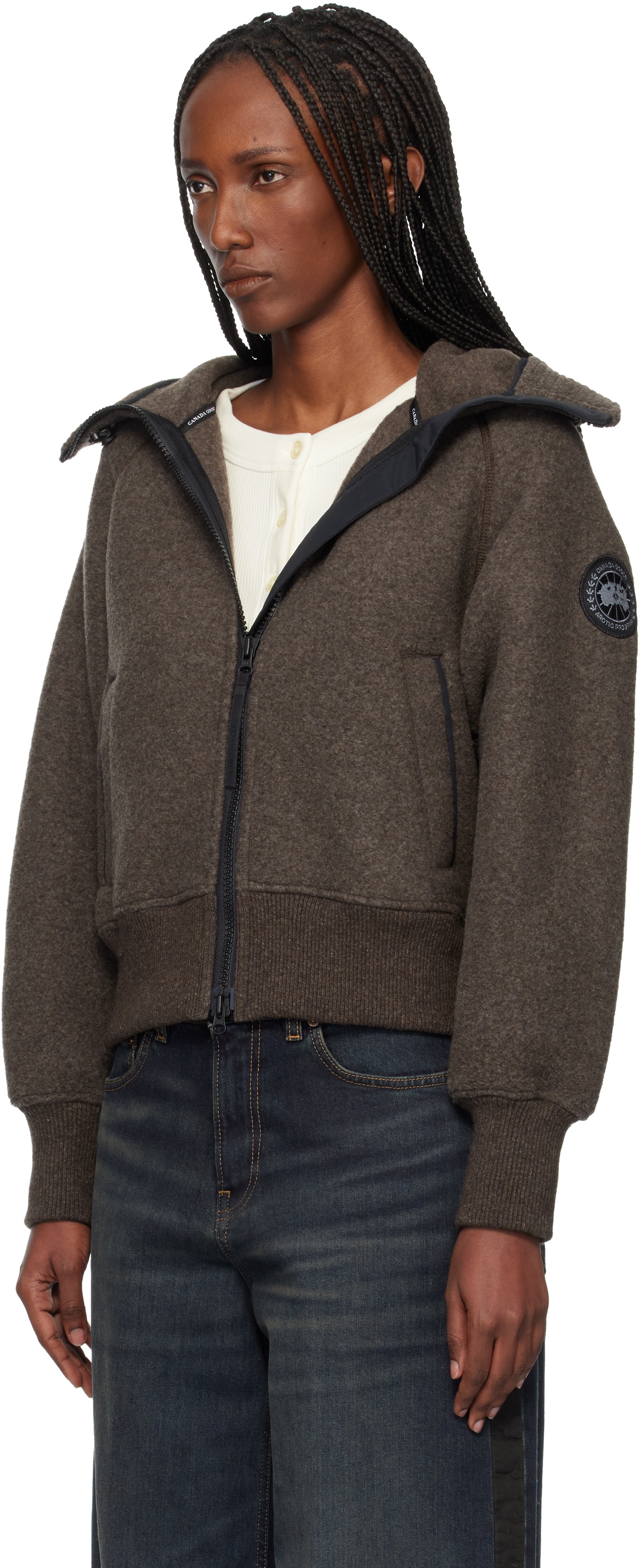 Canada Goose Brown 'Black Label' Chilliwack Bomber Jacket