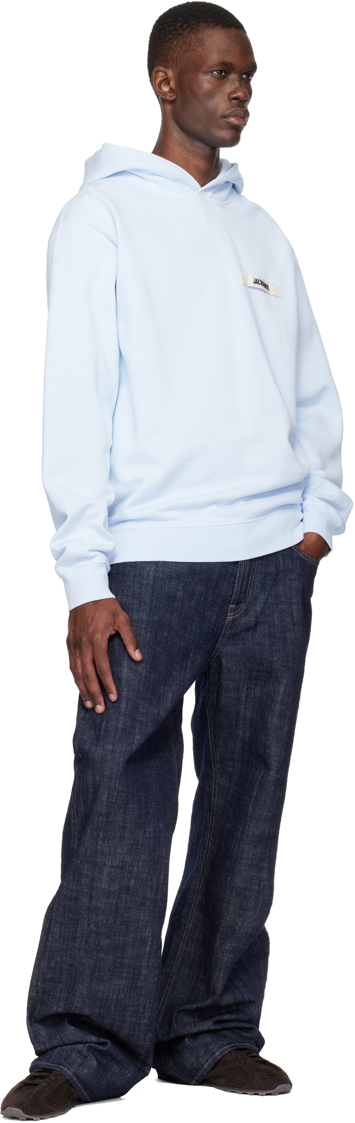 JACQUEMUS Blue 'The Gros Grain' Hoodie
