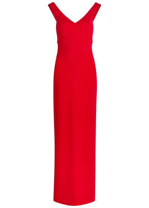 Photo: Solace London Nalani Crepe Maxi Dress Red