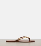 Valentino Garavani Rockstud leather thong sandals