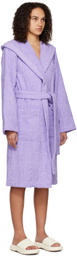 Bottega Veneta Purple Intreccio Bathrobe