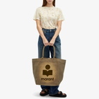 Isabel Marant Women's Yenky Tote in Khaki 