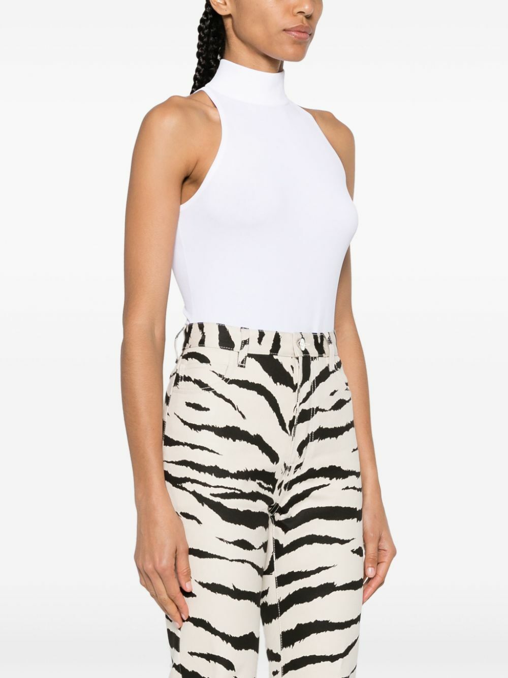 ALAÏA - Sleeveless Turtleneck Bodysuit ALAÏA