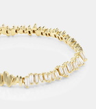 Suzanne Kalan 18kt gold bracelet with diamonds