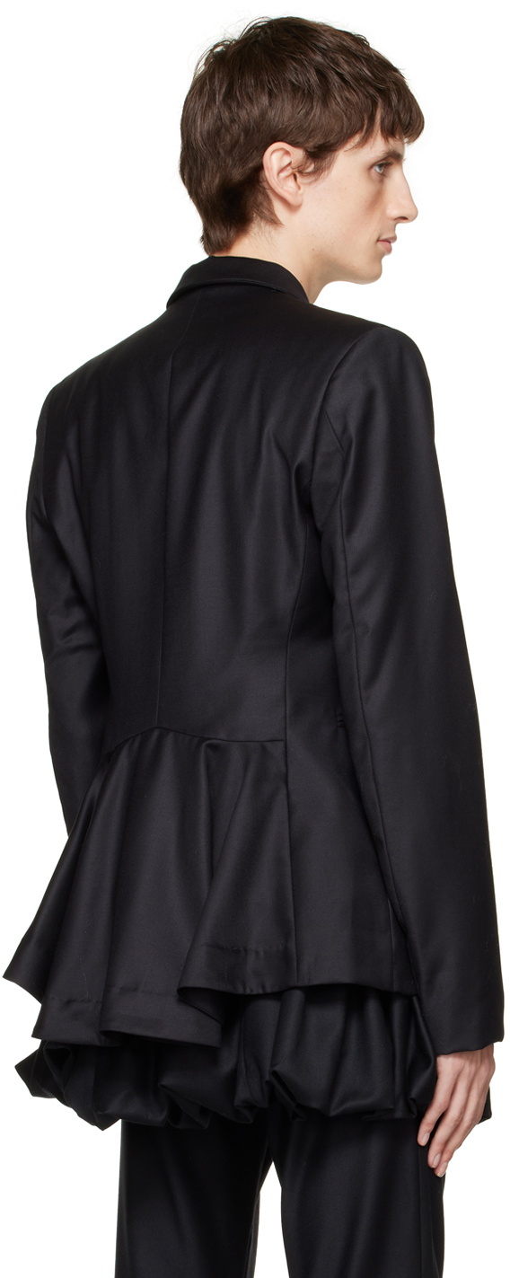 AARON ESH Black Single-Button Blazer