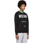 Moschino Black Jacquard Couture Sweater