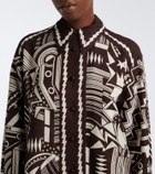 Alémais Lori printed cotton poplin shirt