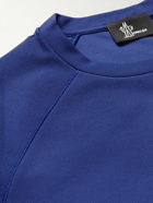 Moncler Grenoble - Logo-Appliquéd Stretch-Jersey T-Shirt - Blue