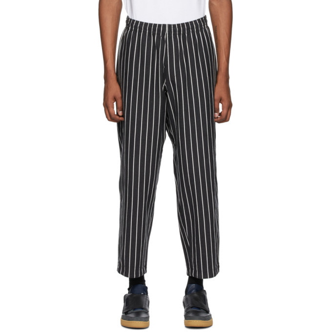 Photo: Nanamica Black Vertical Stripe Trousers